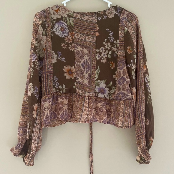 American Eagle Boho Long Sleeve Size Small - Picture 3 of 4